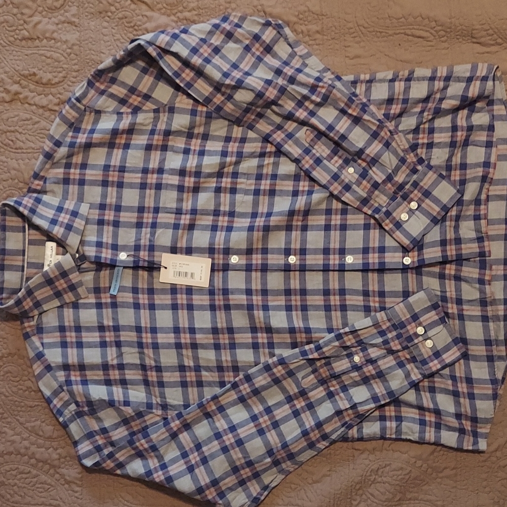 NWT Peter Millar Button Down Dress Shirt